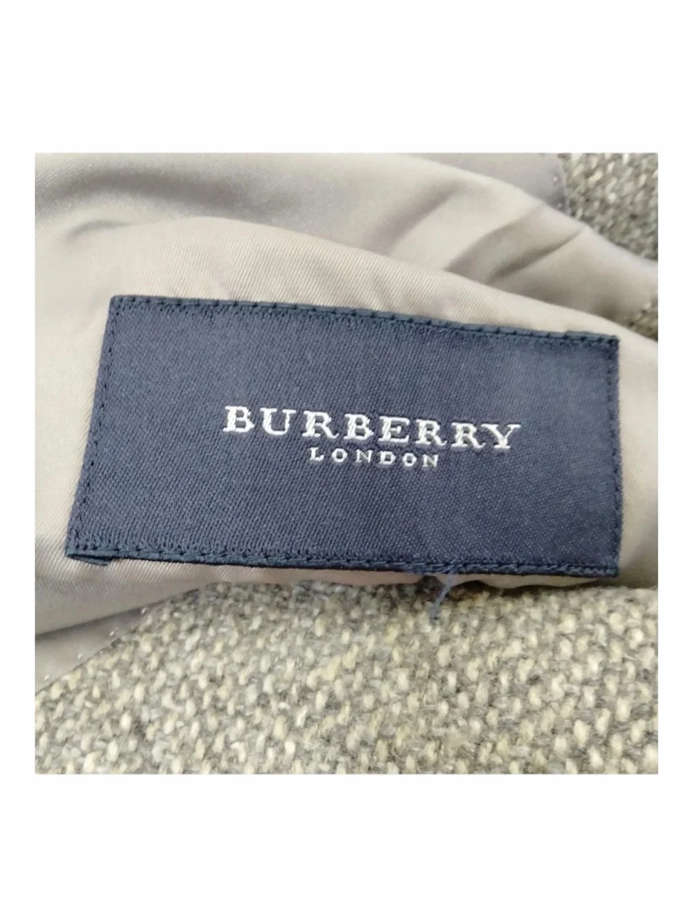 Burberry London 100% Cashmere Tweed Blazer Sport Coat Gray Size 51